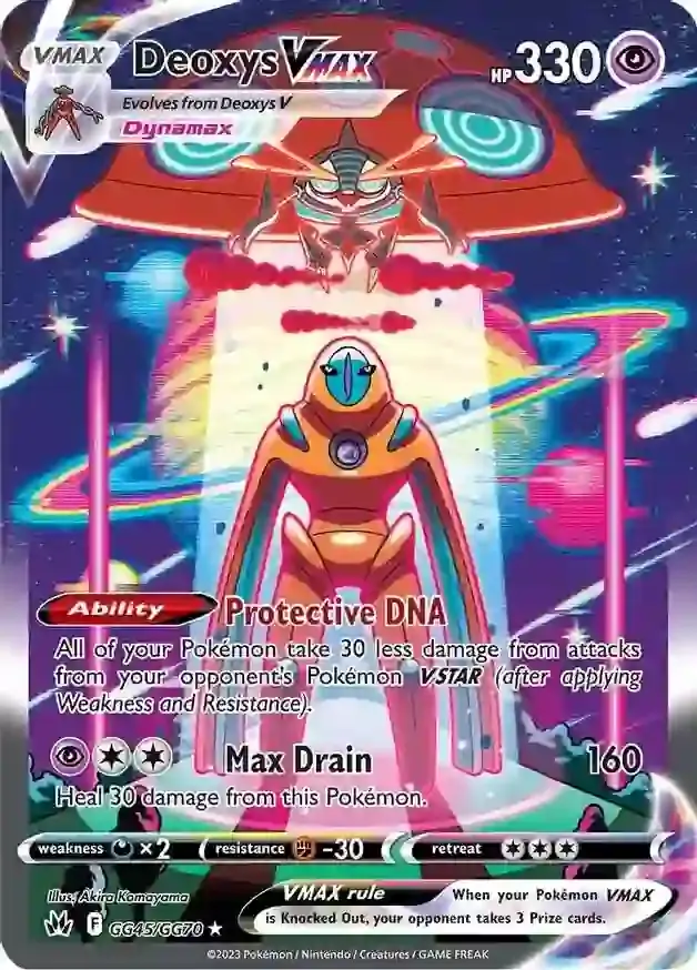 Pokemon deoxys vmax psa top 10